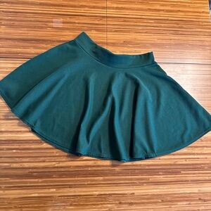 Emerald Green Skater Skirt